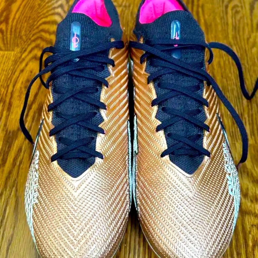 Nike air zoom mercurial soccer cleats.